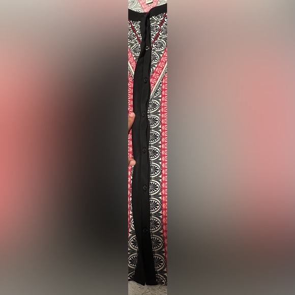 Dana Buchman Bohemian Jacquard Mandarin Collar Blouse - Picture 5 of 9